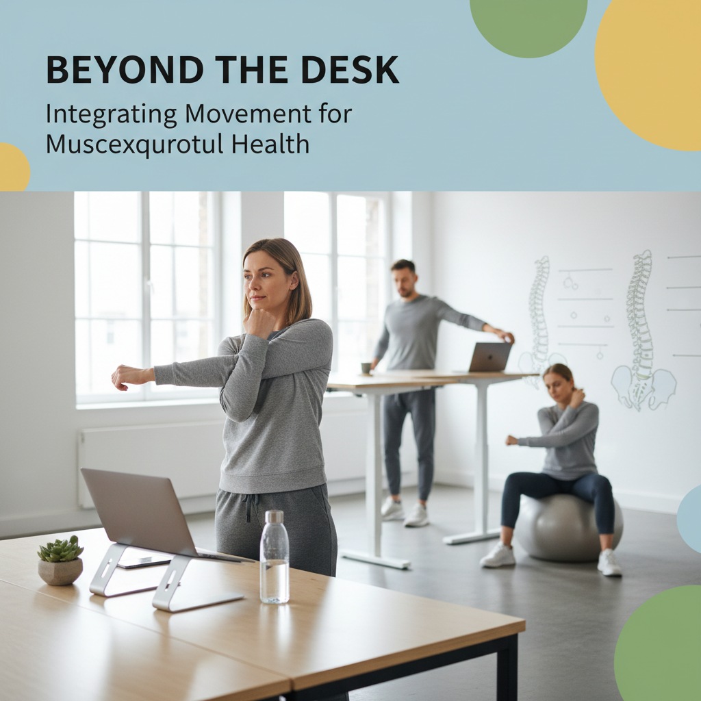 Image about Beyond the Desk: Integrating Movement into Your Coworking Day for Musculoskeletal Health