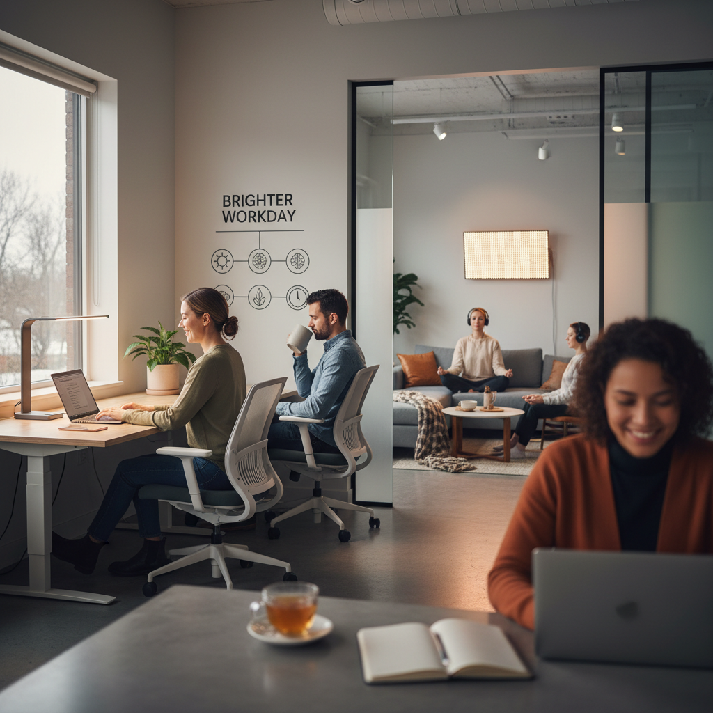 Image about Navigating Seasonal Affective Disorder in Coworking Spaces: Strategies for a Brighter Workday